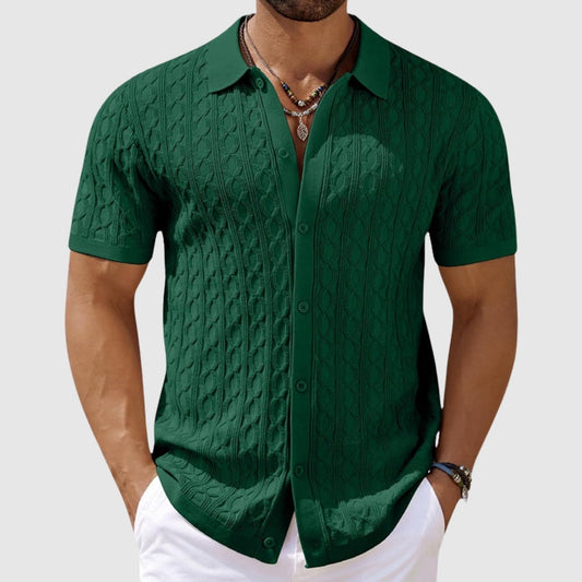 Bence | Elegant knitted shirt