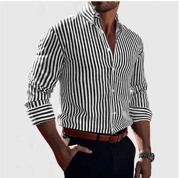FABIO | Charakterystyczna Koszula W Stripy